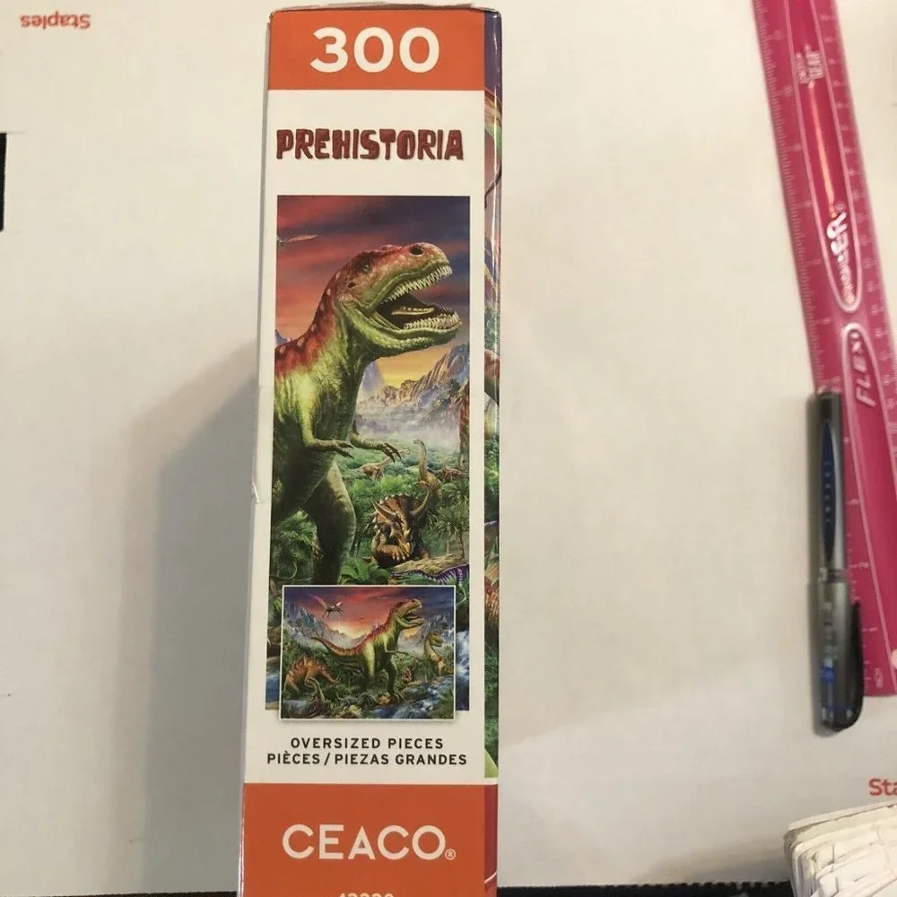 Ceaco - Prehistoria - Jurassic Forest - Oversized 300 Piece Jigsaw Puzzle